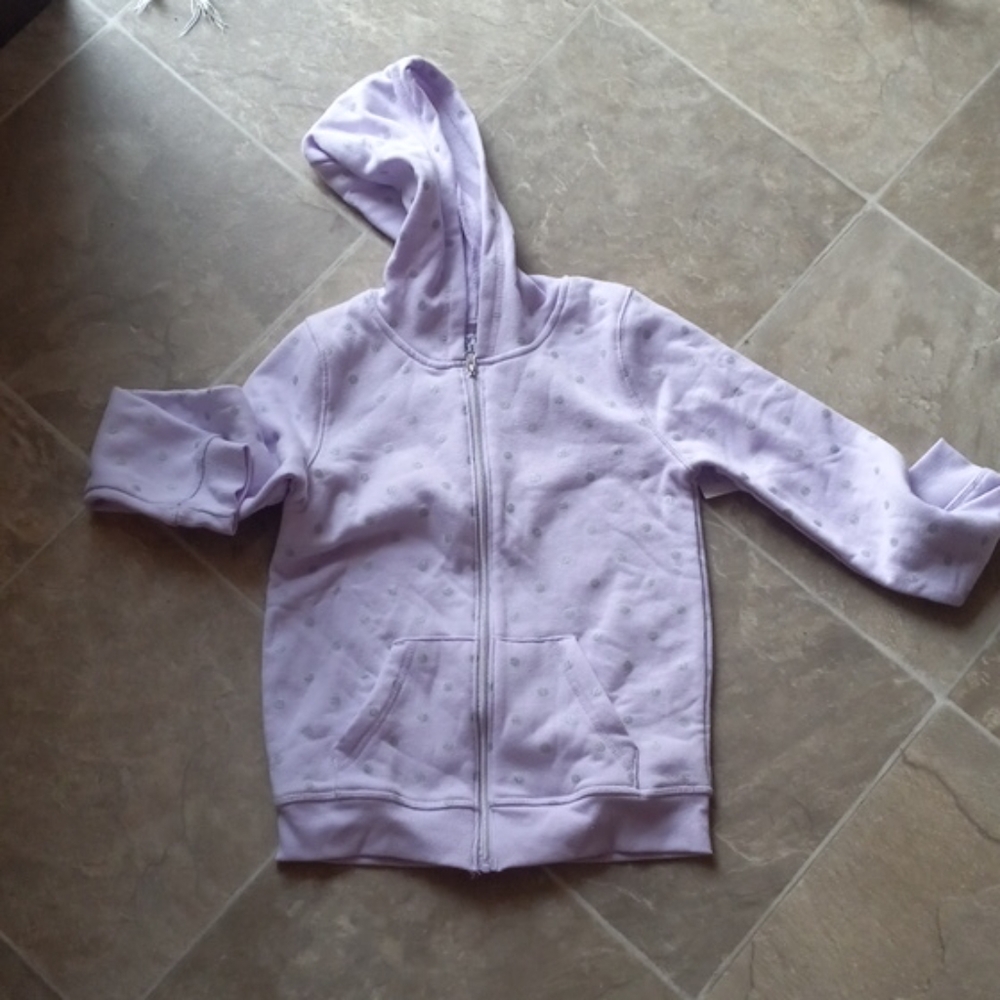Girls new with tags fleece zip up jacket
